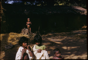 Young Munda children at a festival
