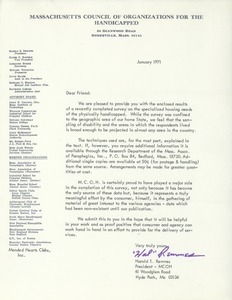Letter from Harold S. Remmes to Elmer C. Bartels