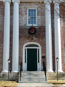 Lenox Library: detail of front entrance