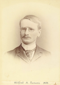Wilfred A. Parsons, class of 1888