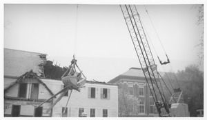 Wrecking of the Mathematics Building (formerly known as the Entomology Building)