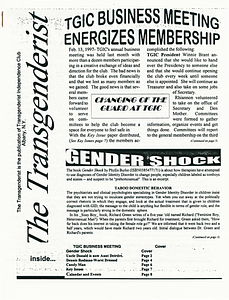 The Transgenderist (March, 1997)