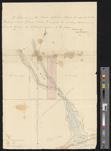 A sketch shewing the situation of 230 acres of land, set apart for his excellency Major General Simcoe, to complete his military allowance as colonel, should his excellency approve of the place