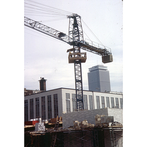 Construction of Ell Center Addition, 1964