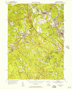 Uxbridge quadrangle, Massachusetts / Mapped, edited and published by the Geological Survey