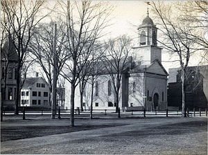 Second Universalist Church, Old Tunnel Remodeled, corner of Commercial Street and South Common