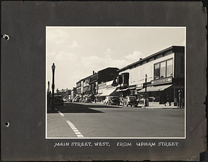 Main Street, west from Upham Street: Melrose, Mass.