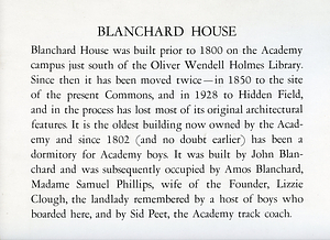 Blanchard House's Story