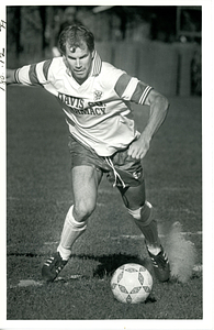 Portuguese American Club #5 Mark Longwell takes the ball down field