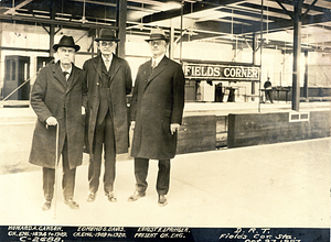 Chief engineers of Fields Corner Station