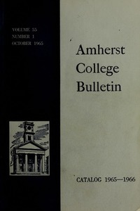Amherst College Catalog 1965/1966