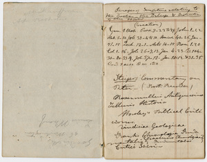 Edward Hitchcock geological survey notebook, 1834 to 1835