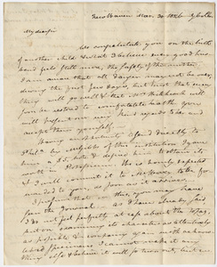 Benjamin Silliman letter to Edward Hitchcock, 1826 March 20