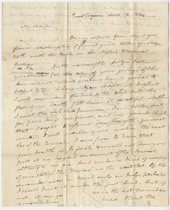 Benjamin Silliman letter to Edward Hitchcock, 1824 June 12