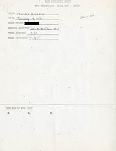 Citywide Coordinating Council daily monitoring report for South Boston High School by Marilee Wheeler, 1976 January 19