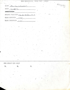 Citywide Coordinating Council daily monitoring report for South Boston High School by Marilee Wheeler, 1976 April 26