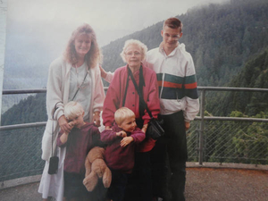 Mom and I took Gram and the kids on an excursion to the mountains