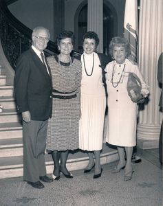 At the grand staircase, State House