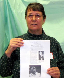 Jocelyn Walker at the Duxbury Mass. Memories Road Show