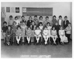 Purpose School (Preschool)--class photo 1976