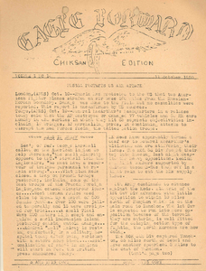 Eagle Forward (Vol. 1, No. 14), 1950 October 11