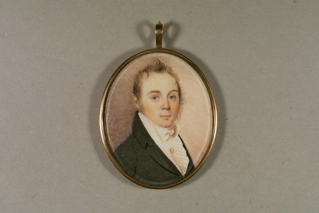 Pendant with miniature portrait of William Snelling (d. 1827)