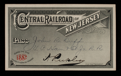 Railroad tickets