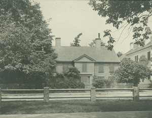 Exterior view of the Waterhouse House, Cambridge, Mass., undated