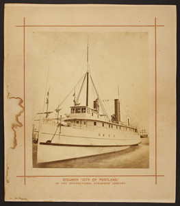 Steamer "City of Portland" of the International Steamship Company