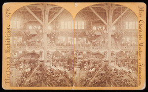 Displays at the Thirteenth Exhibition 1878 of the Massachusetts Charitable Mechanic Association