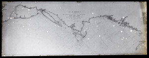 Map of water routes along the Atlantic coast of the United States
