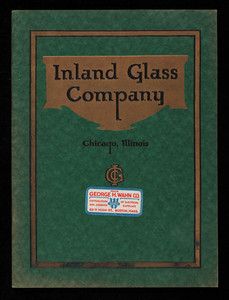 Catalogue no. 3, Inland Glass Company, manufacturers illuminating glassware, Chicago, Illinois