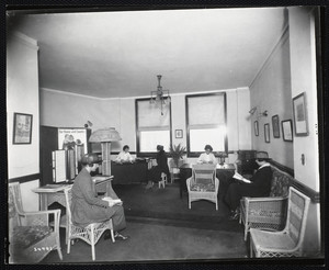 Boston School of Filing, reception room, 80 Boylston Street