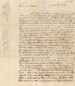 Letter from Leverett Saltonstall to Mary Cooke Saltonstall Harrod, 24 November 1775