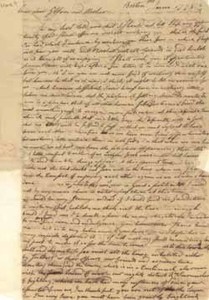 Letter from Leverett Saltonstall to Mary Cooke Saltonstall Harrod, June 1775