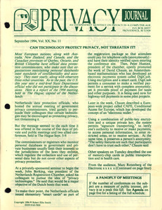 Privacy Journal - Digital Commonwealth