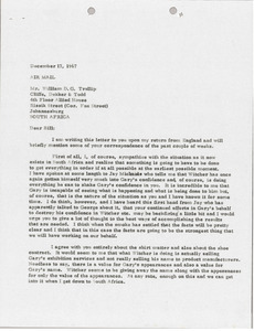 Letter from Mark H. McCormack to Cliffe, Dekker and Todd