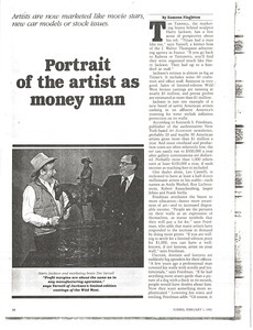 Portrait of the artist as money man