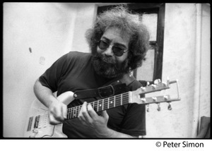 Jerry Garcia: portrait with guitar