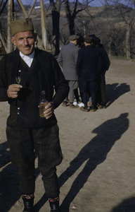 Šumadija villager toasts to occasion