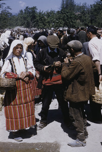 Transaction at Ohrid market