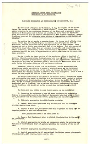 Report of Arthur Stein on behalf of Washington, D.C. delegation