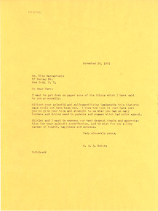 Letter from W. E. B. Du Bois to Vito Marcantonio - Digital Commonwealth
