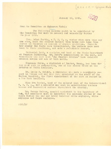 Memo from W.E.B. Du Bois to the NAACP Committee on Spingarn Medal