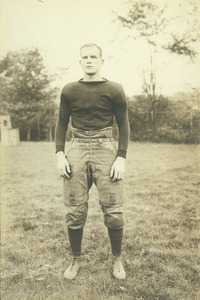 Francis J. Cormier in football uniform