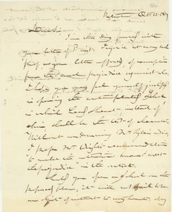 Letter to Erasmus Darwin Hudson