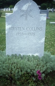 Smith Meetinghouse Cemetery (Gilmanton, N.H.) gravestone: Collins, Kirsten (d. 1975)