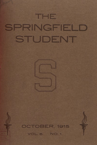 The Springfield Student (vol. 6, no. 1), October 1915