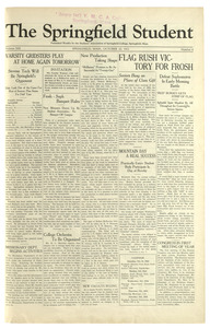 The Springfield Student (vol. 13, no. 04), Oct. 20, 1922