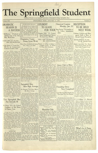 The Springfield Student (vol. 13, no. 12) January 12, 1923